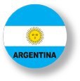 国旗缶バッジNO. CBFG-010　ARGENTINA（アルゼンチン）