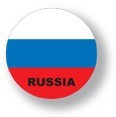 国旗缶バッジNO. CBFG-011　RUSSIA（ロシア）