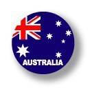 国旗缶バッジNO. CBFG-012　AUSTRALIA（オーストラリア）
