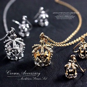Necklace/Pendant Necklace Crown Set