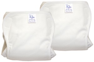 日本製 綿 無地 オムツカバー 2枚組 70/80/90cm 布おむつ用品