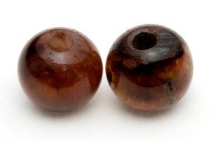 【天然石丸ビーズ】レッドタイガーアイ 8mm (2.5mm穴) 20粒セット売り【天然石 パワーストーン】
