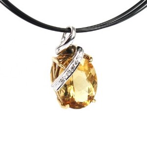 Sapphire Gold Chain Necklace Pendant