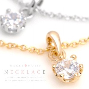 Cubic Zirconia Necklace/Pendant Accented Necklace