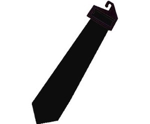 【必需品】礼装用ネクタイ　黒