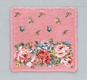 Handkerchief Rose Garden 20 x 20cm