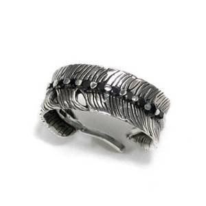Silver-Based Cubic Zirconia Ring sliver Rings black Feather