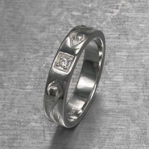 Silver-Based Cubic Zirconia Ring Design sliver Rings