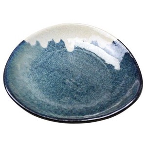 Blue Fuji Onigiri Plate