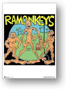 ミニポス（B5サイズミニポスター）POS-070/Ramonkeys/ロックシリーズ