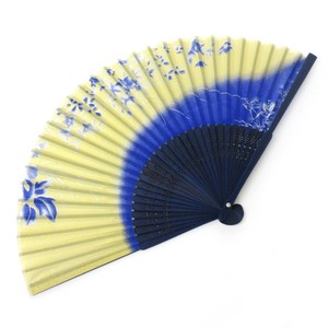 Japanese Fan Chinese Bellflower Silk Folding Fan