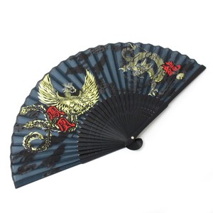 Fashion Accessory Japanese Style Silk Folding Fan Phoenix No.5 740