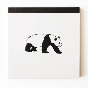Memo pad Square Panda Bear