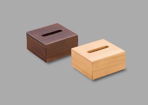 木製＜ハーフ＞ティッシュボックス【インテリア雑貨】【什器・店舗備品】＜日本製＞