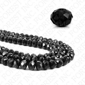 Gemstone black Buttons Crystal