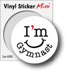 im-033/職業（職人）ステッカー/I`m Gymnast（体操選手）