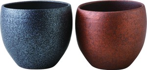 銅器彩　ロックカップペア　（ロックカップ2個）　波佐見焼