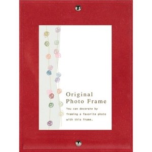 Color Board Photo Frame Red