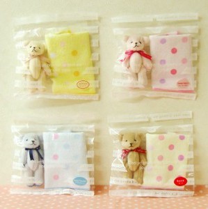 Relax bear Mascot Petit Towel Gift Aroma Towel Gift