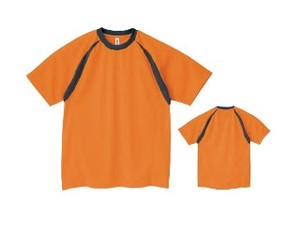 吸汗速乾・UV【ジュニア140〜5L】カラーブロックTシャツ／12色【オリジナル・ユニフォームにお勧め！】