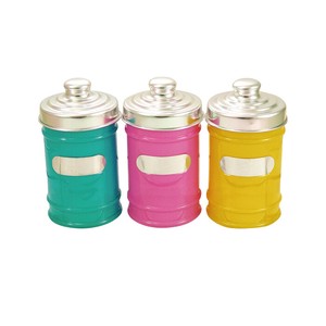 Seasoning Container Colorful Knickknacks Small Case Set of 3