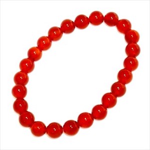 【天然石ブレスレット】赤メノウ(赤瑪瑙)(8mm)ブレス【天然石 メノウ】