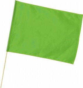 【ATC】大旗（590x440） 蛍光グリーン[1778]