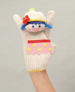 【ATC】手袋人形 蛍光ピンク[50919]