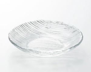 《日本製》流麗　大皿【ガラス 皿】【長皿】