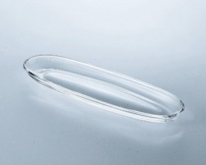 《イタリア製》ヴェトリ・デレ・ヴェネツィア　フリート　オーヴァルプレート30【ガラス　お皿】