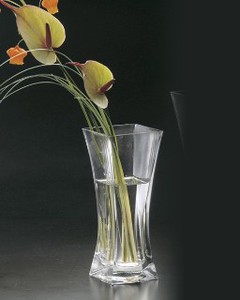 花瓶（80x80x200）【ガラス かびん】【フラワーベース】
