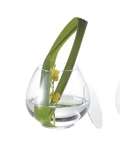 《日本製》ボール（φ107*H160*M155）【ガラス 花瓶】【フラワーベース】
