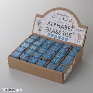【QUIQUI】Alphabet Glass Tile Sunndays