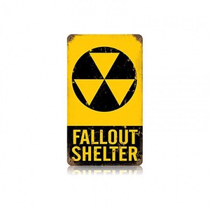 セール品【スティールサイン】【ミリタリー】Fallout Shelter PT-V-122