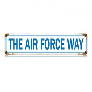 【スティールサイン】【ミリタリー】The Air Force Way PT-V-447
