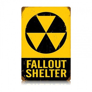【スティールサイン】【ミリタリー】Fallout Shelter PT-V-501