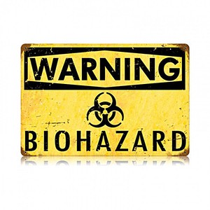 【スティールサイン】【ミリタリー】Biohazard PT-V-519