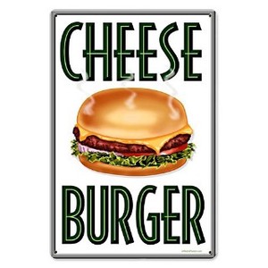 【スティールサイン】【フード ＆ ドリンク】Cheese Burger PT-RPC-180