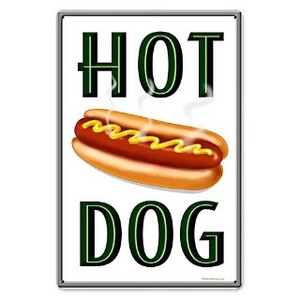 【スティールサイン】【フード ＆ ドリンク】Hot Dogs PT-RPC-186