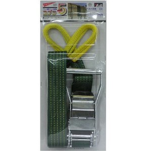 ユタカ ベルト荷締機コブラ 50mm×5m×1m Jフック V50JD