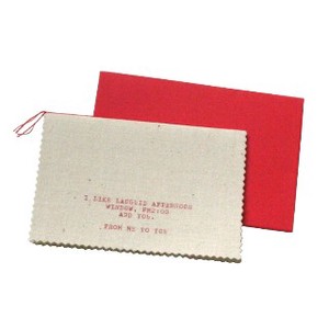 Greeting Card Check Fabric card