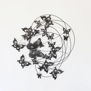 【直送可】モダンテイスト ウォールアート壁飾り 蝶