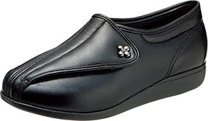 [日本製] 婦人靴 軽量 面ファスナー 快歩主義L011 合成皮革