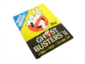 再入荷！ゴーストバスターズ2の1989年製デッドストックカード【GHOST BUSTERS　2 CARD】