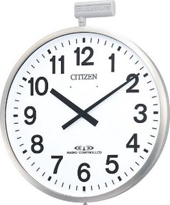 【設備時計】新品 シチズン電波掛時計 ポールウェーブSF 4MY611-N19