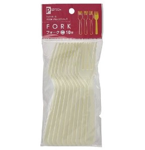 Fork 10P White
