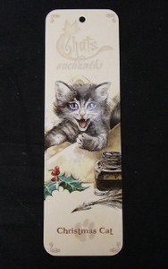 Bookmark Christmas Cat christmas