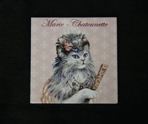 【 セブリーヌ ☆ フランス製 マグネット 】 Marie-Chatounette マリー・アントワネット 猫 キャット 磁石