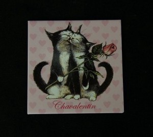 【 セブリーヌ ☆ フランス製 マグネット 】 Chavalentin バレンタイン 猫 ネコ キャット 磁石