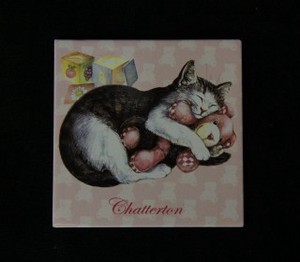 【 セブリーヌ ☆ フランス製 マグネット 】 Chatterton ぬいぐるみ 猫 ネコ キャット 磁石